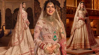Radhika Merchant's Bridal Look By Abu Jani Sandeep Khosla Mesmerizes Everyone | SEE PHOTOS