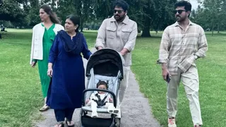 Chiranjeevi Shares Picture Perfect Family Photo With Ram Charan And Granddaughter Klin Klara; Fans Adore Their 'Serene Moment'