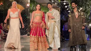 Wamiqa Gabbi And Taha Shah Captivate Audiences In Stunning Attire At India Couture Week 2024