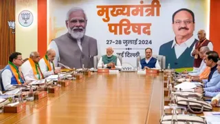 PM Modi Chairs Key Meeting Of BJP Chief Ministers, Deputies At Party HQ; Amit Shah, JP Nadda Attends