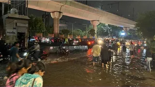 Delhi-NCR Rain: LG VK Saxena Cautions Officers To Remain 'Alert' As Heavy Downpour Lashes National Capital