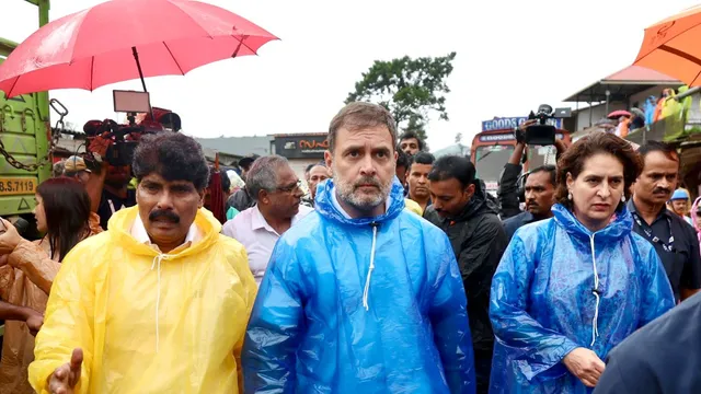 wayanad-landslide-rahul-gandhi-priyanka-gandhi-visit-affected-area-kerala-meppadi-death-toll-rise-injured-ndrf-sdrf-rescue-operations-pinarayi-vijayan-weather-alert-latest-updates