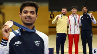 Paris Olympics 2024 Shooting: Swapnil Kusale Bags Bronze Medal In Men’s 50m Rifle 3 Positions Event, India's Tally Rises To 3