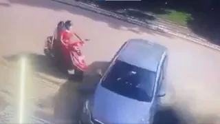 kanpur-road-accident-woman-killed-daughter-critical-after-minor-hits-them-during-car-stunts-with-friends-watch