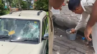 Bangla Bandh: BJP Accuses TMC After Firing At Leader's Car In Bhatpara Injures Two; Bomb Found Near Attack Site | Watch