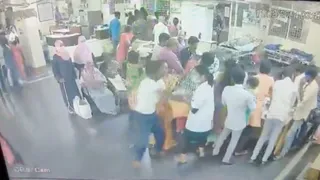 Hyderabad Doctor Assaulted By Drunk Patient At Gandhi Hospital; CCTV Captures Disturbing Incident