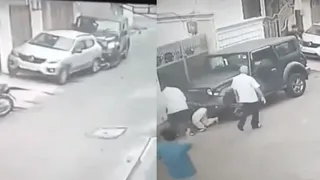 UP Viral Video Shows Minor Boy Recklessly Driving Thar; Brutally Hits Aged Woman | Internet Says ‘Parenting Fail’