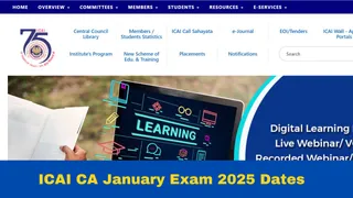 ICAI CA January Exam 2025: Foundation, Intermediate Exam Schedule Out At icai.org; Details Here