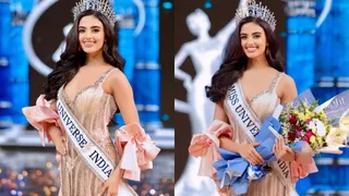 19-Year-Old Gujarati Girl Rhea Singha Wins Miss Universe India 2024 Title Beating 51 Finalists
