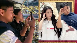 BTS V Attends IU's Concert With Jhope During Military Break; Congratulates Her On 100th Performance | Videos And Photos