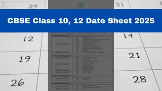 CBSE Class 10, 12 Date Sheet 2025: CBSE Board Exam Likely To Begin From This Date; Download Exam Time Table At cbse.gov.in