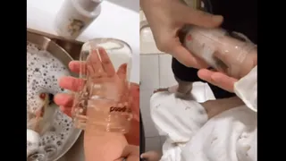 Viral Video Shows Parents Using Toddler’s Hand To Clean Milk Bottle; Internet Finds Hack Cute