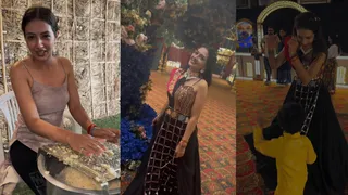 Vada Pav Girl Celebrates Navratri 2024 In Surat; Gets Trolled For ‘Food Stall’ At Garba Event, Dress Transformation | Viral Video