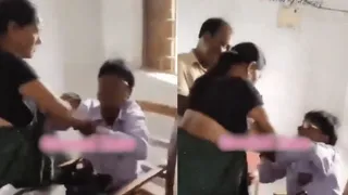 Bihar School Teachers Resort To Brutal Fight Allegedly Over Issue Of Leaves | Viral Video