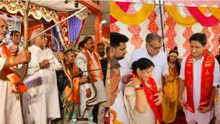 Hooda Father-Son Duo Makes First Public Appearance At Dussehra Event After Haryana Poll Debacle, Reiterates 'EVM Glitch' Claim