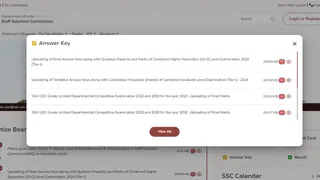 SSC CHSL Marks 2024, Final Answer Key Released At ssc.gov.in; Get Direct Link Here