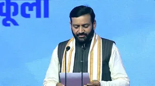 Nayab Singh Saini Takes Oath As Haryana Chief Minister; Anil Vij, Rao Narbir Singh Among 10 Cabinet Ministers