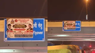 Reddit Post Showing Poster Stuck On Delhi Signboard Leaves Internet Furious