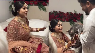 Viral Video: Groom Gifts Adorable Kitten To Bride On Wedding Day; Wholesome Gesture Wins Internet
