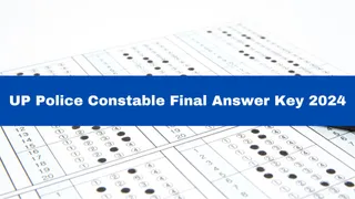 UP Police Constable Result 2024 Updates: UPPRPB UP Police Constable Final Answer Key Released At uppbpb.gov.in
