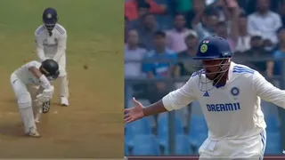 IND vs NZ, 3rd Test: Sarfaraz Khan Gives Fiery Send-Off To Rachin Ravindra After Washington Sundar Dismisses Him With Peachy Delivery| Watch