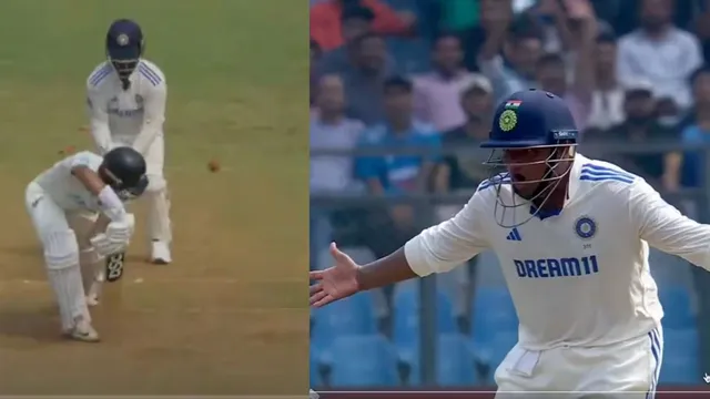 ind-vs-nz-3rd-test-sarfaraz-khan-gives-fiery-sendoff-to-rachin-ravindra-after-washington-sundar-dismisses-him-with-peachy-delivery-watch