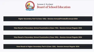 JKBOSE 10th Private, Bi-annual Result 2024 To Be Released Shortly At jkbose.nic.in; Here's How To Check