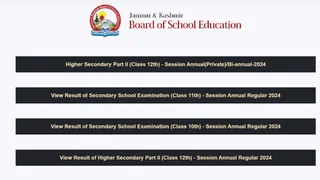 JKBOSE 10th Result 2024: Check Latest Updates On JKBOSE 10th Private, Bi-annual Results