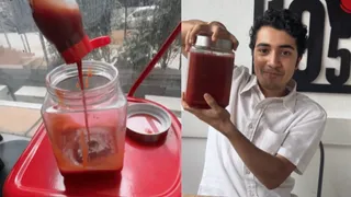 Viral Video: Internet Trolls Influence For ‘Collecting’ Tomato Sauce, How He Did It Will Shock You