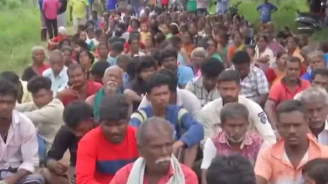 tamil-nadu-locals-hold-protest-in-madurai-chinna-udaippu-village-over-airport-expansion-police-force-deployed