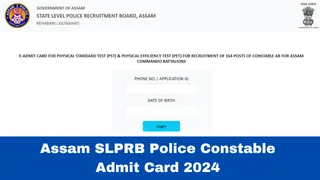 Assam SLPRB Police Constable Admit Card 2024 Out: Assam Commando Battalion Call Letter Released At slprbassam.in; Get Direct Link Here