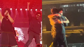Kartik Aaryan Hugs Diljit Dosanjh Tightly At His Ahmedabad Concert; Fans Hail Their ‘Bromance’