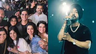 Dulquer Salmaan Enjoys Diljit Dosanjh's Concert In Hyderabad With His Wife| Watch