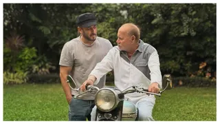 Salman Khan's Father-Son Moment Melts Fans' Hearts, Salim Khan Poses With His First Bike