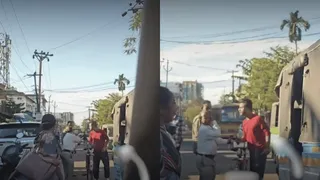Assam Auto Driver Slaps Elderly Traffic Police Cop; Viral Video Leaves Internet Furious | WATCH