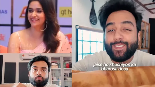 keerthy-suresh-dosa-remark-gets-musical-makeover-by-yashraj-mukhate-her-reaction-wins-hearts