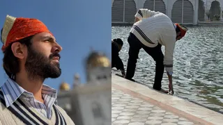 Kartik Aaryan Believes In Keeping Rituals Alive; Seeks Blessings At Bangla Sahib