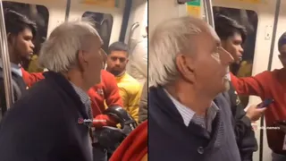 Delhi Metro Turns Wrestling Ring As Passengers Fight Over 'Push And Shove' | Viral Video