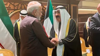 PM Modi Meets Kuwait Emir, Attends 26th Arabian Gulf Cup Opening Ceremony | WATCH