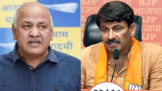 delhi-assembly-election-2025-manish-sisodia-manoj-tiwari-spar-over-kejriwals-old-video-on-drunk-constitution-writer