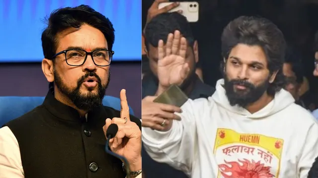 allu-arjun-amid-pushpa-2-premiere-tragedy-some-trying-to-pull-down-telugu-actors-anurag-thakur-defends