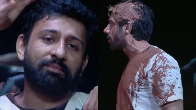 bigg-boss-18-karanveer-mehra-trims-rajat-dalal-beard-latter-gets-furious-and-throws-mud-on-him