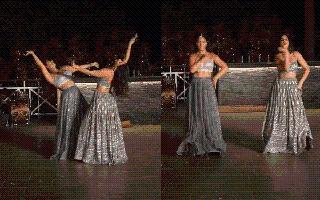 Bridesmaids In Lehengas Garner Fans With Their Sizzling Dance To Aishwarya Rai And Madhuri Dixit’s Dola Re | Viral Video