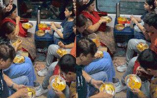 ‘Just Indian Things’: Viral Video Of Family Enjoying 3 Course Meal On Train Splits Internet | Watch