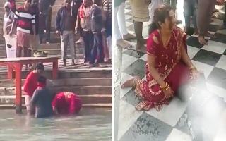 Haridwar Horror: Video Shows Woman Drowning 4-Year-Old To Death In Ganga; Hoped For Miraculous Cure For Blood-Cancer