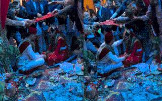 Viral Video: Groom’s Protective Gesture Towards Bride At Wedding Ritual Creates ‘Aww’ Moment