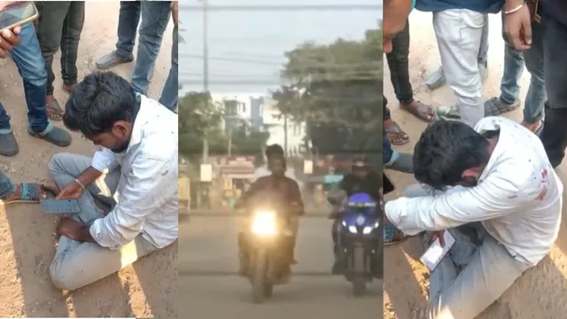road-rage-in-bhubaneswar-bikers-throw-stones-at-car-face-crowd-wrath-viral-video