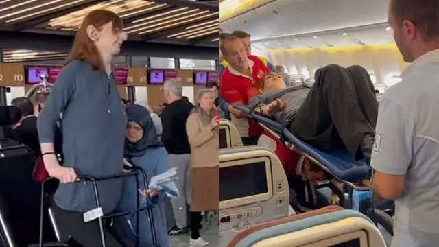 world-tallest-woman-rumeysa-gelgi-shares-her-flight-experience-on-stretcher-watch-video