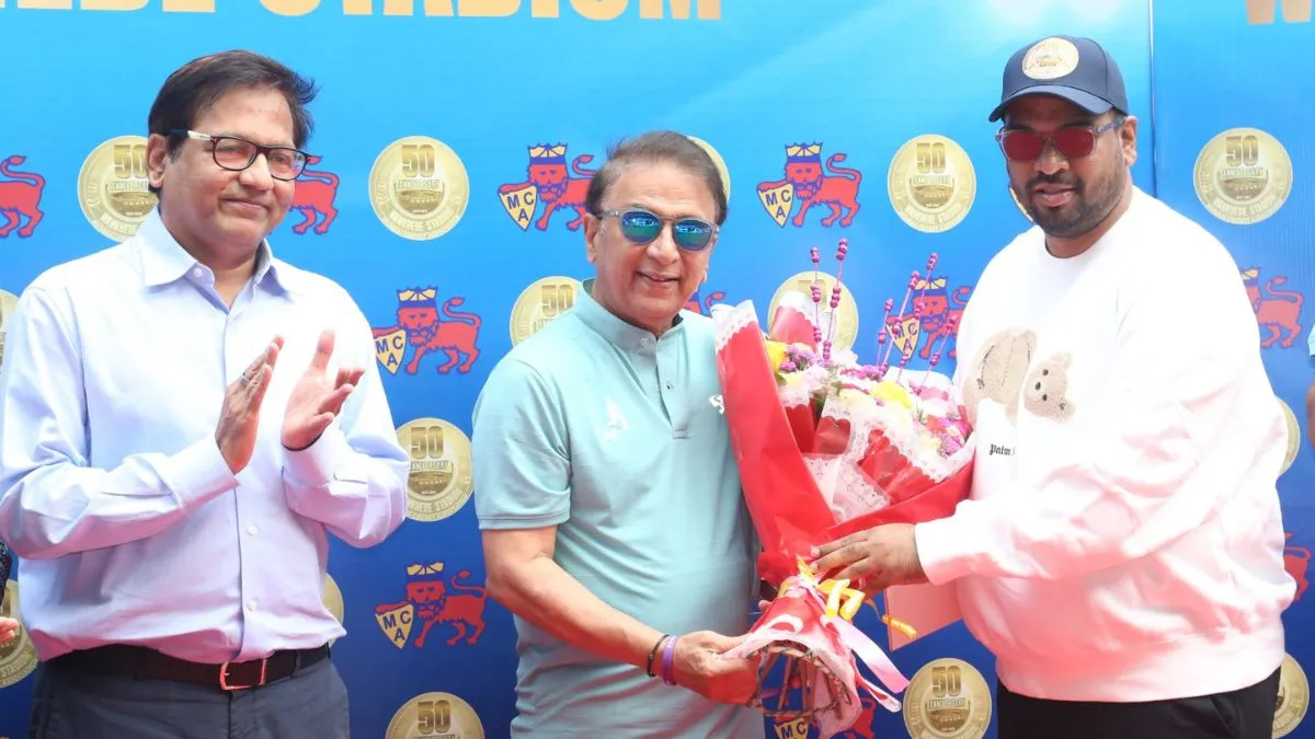 Subil Gavaskar, Vinod Kambli Felicitated At Opening Event Of MCA's 50th ...