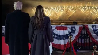 Trump, Melania Kick Off Inauguration Festivities With Fireworks Display Ahead of Historic Day | Watch